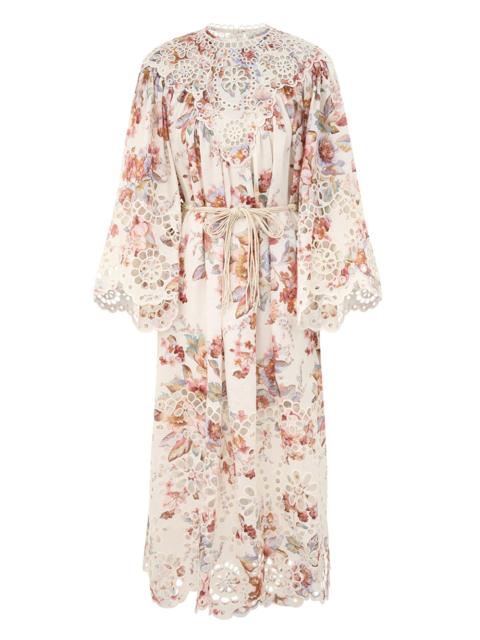 Zimmermann AWAKEN EMBROIDERED YOKE MAXI