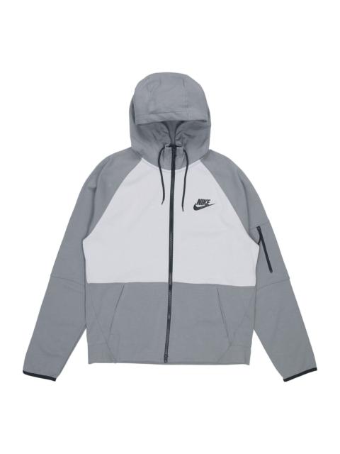 Men's Nike Tech-Pack Zipper Drawstring Hood Casual Jacket Gray DD5285-077