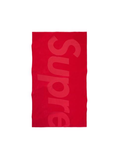 Supreme Supreme Tonal Logo Towel 'Red'
