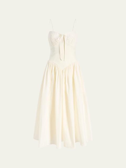 Cinq à Sept Anela Sleeveless Corset Midi Dress