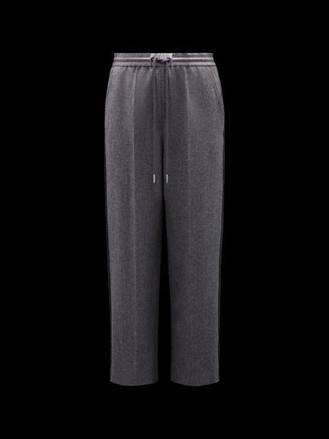 Moncler Straight Leg Flannel Pants