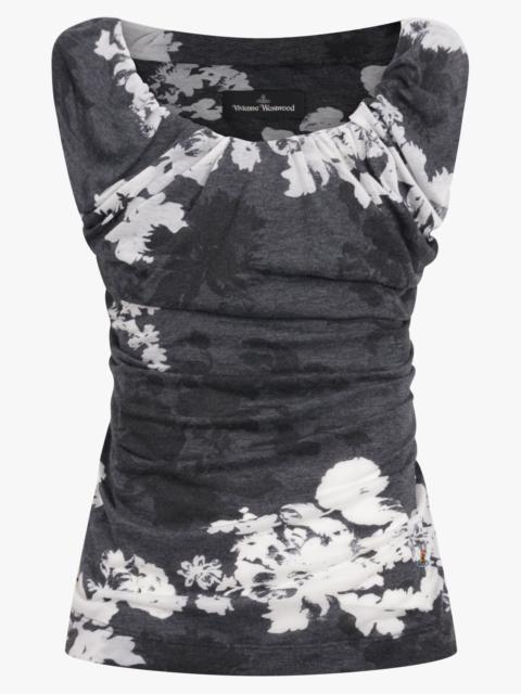 Vivienne Westwood DEVORE GINNIE TOP | GREY/FLOWERS