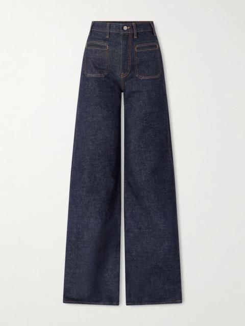 KHAITE Delmonico High-rise Wide-leg Jeans