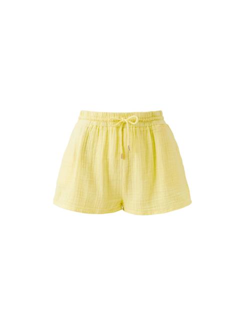 MELISSA ODABASH ABBIE YELLOW SHORTS