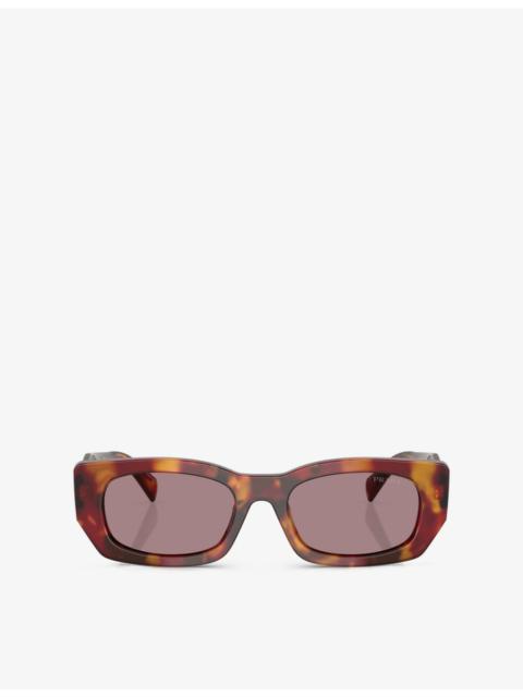 Prada B05S Square-Shape Acetate Sunglasses