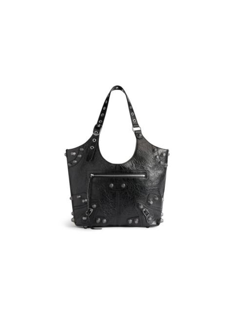 Women's Le Cagole Medium Carry All Bag in Black
