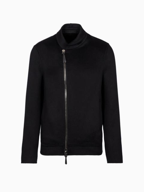 GIORGIO ARMANI Icon cashmere Casentino wool blouson
