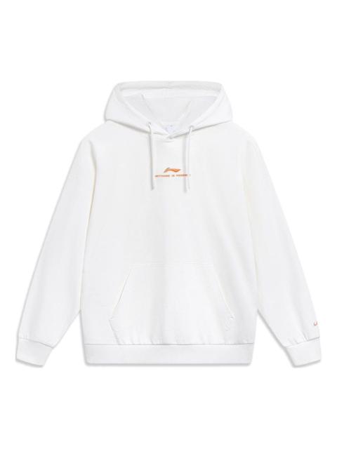 Li-Ning Li-Ning Anything Is Possible Graphic Hoodie 'White' AWDT597-6