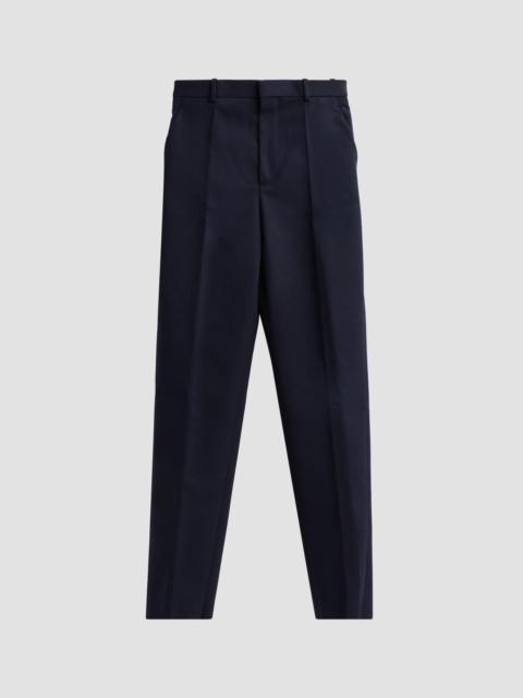 Bottega Veneta Women's Wool Grain De Poudre Trousers - Midnight Blue