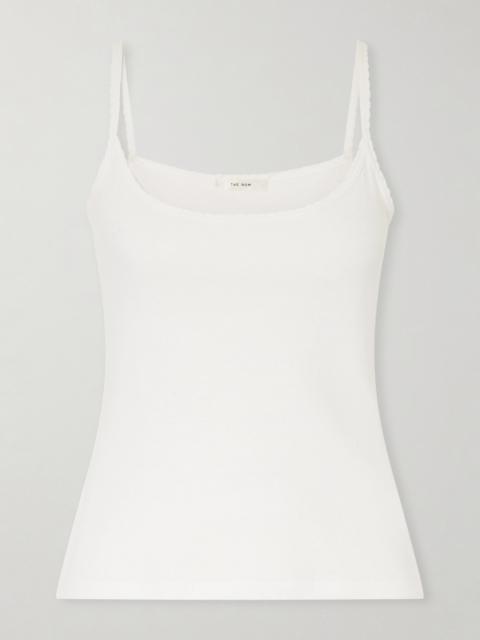The Row Denzel Ribbed Cotton-jersey Tank