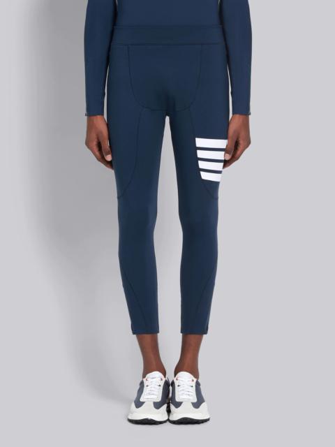 Thom Browne Navy Lightweight Compression Tech 4-Bar Tights