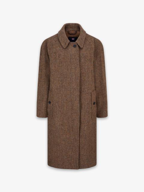GLOVERALL Women's Selvon Harris Tweed® Overcoat