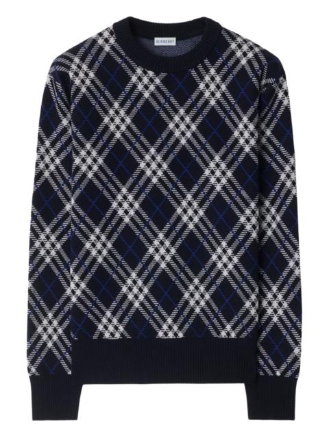 Burberry checked sweater