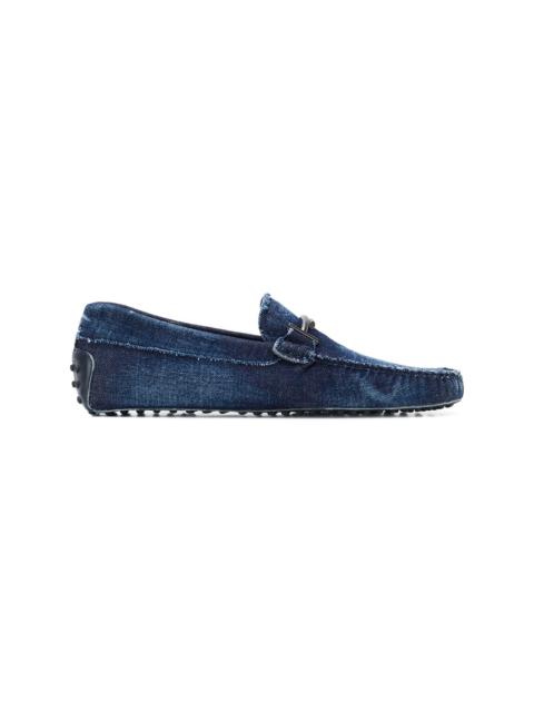 Tod's Double T denim loafers