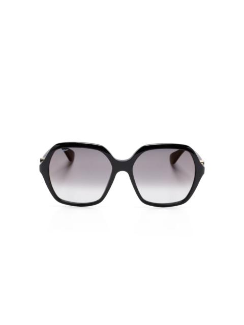 Cartier geometric-frame sunglasses
