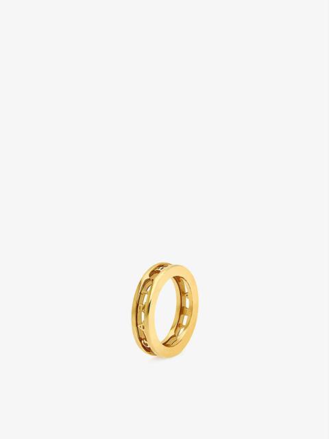 B.zero1 18ct yellow-gold band ring