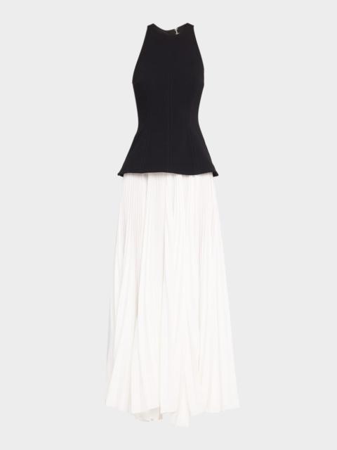 Acler Minhall Open-Back Drop-Waist Dress