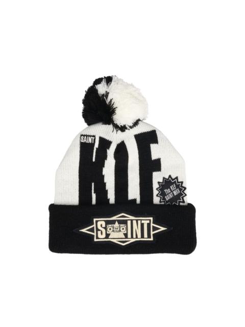 SAINT M×××××× The KLF pompom beanie hat