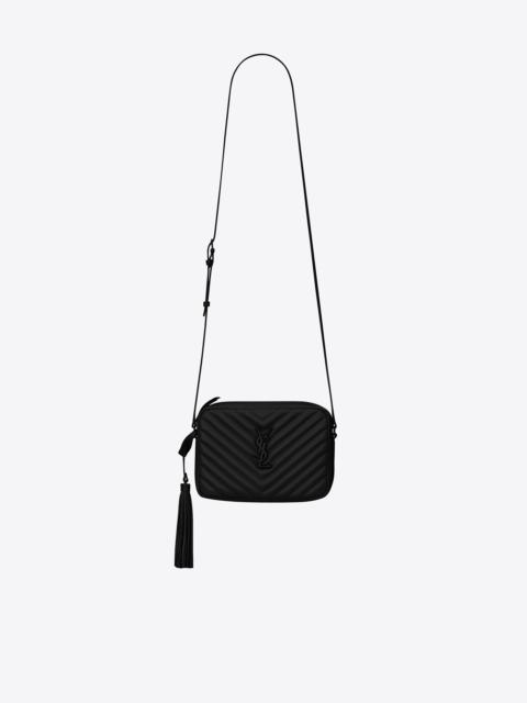 SAINT LAURENT lou camera bag in quilted leather | REVERSIBLE