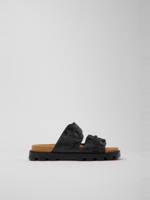 CAMPER Brutus Sandal Black EVA Sandals for Women.