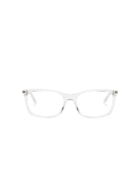MICHAEL KORS logo-engraved square-frame glasses
