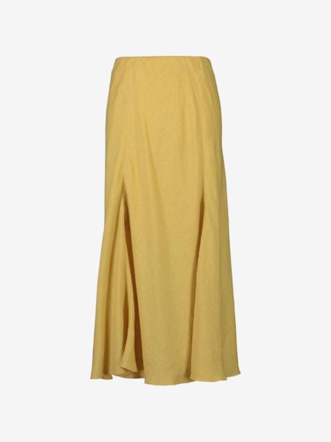 Brunello Cucinelli flared midi skirt
