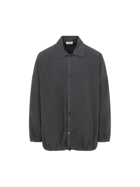 Fear of God LOGO-PRINT ELASTICATED-HEM JACKET