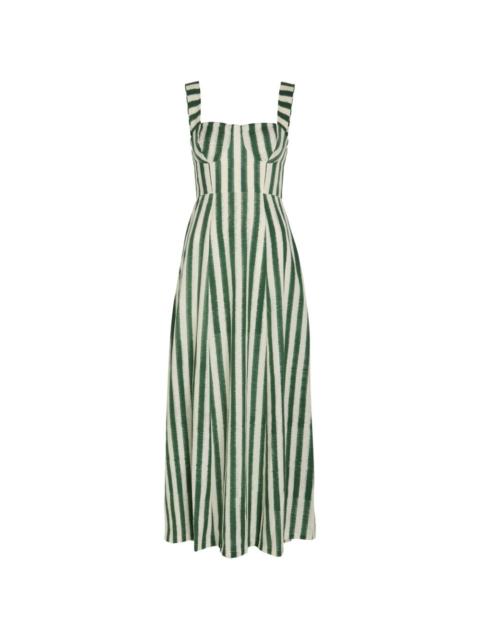 EMPORIO SIRENUSE Nellie striped dress