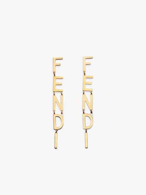 FENDI Gold-colored earrings