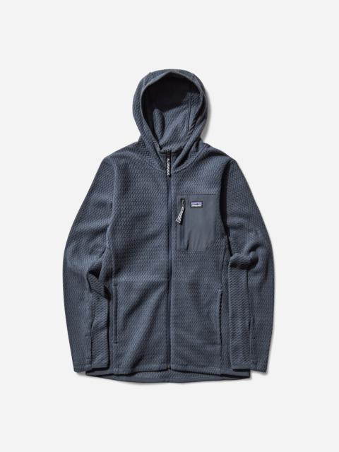 Patagonia Kid's R1® Air Full-Zip Hoodie Smolder Blue