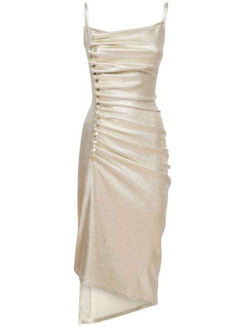rabanne Stretch lurex jersey dress