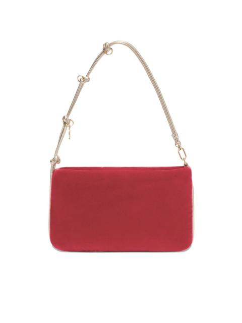 FURLA velvet shoulder bag