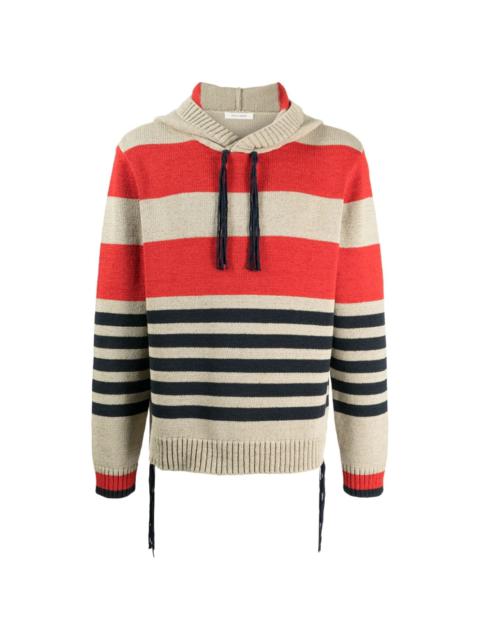 Craig Green striped knitted hoodie