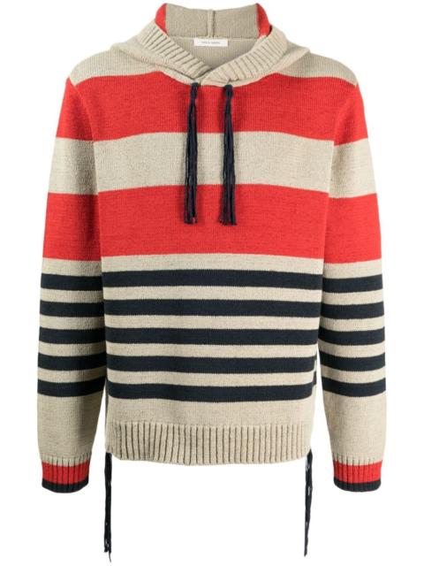 Craig Green striped knitted hoodie