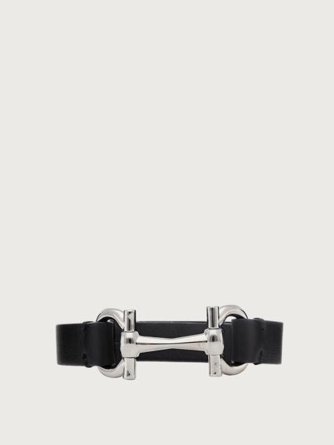 FERRAGAMO Leather horse bit bracelet