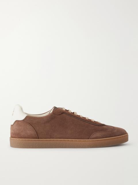 Brunello Cucinelli Coda di Rondine Suede Sneakers
