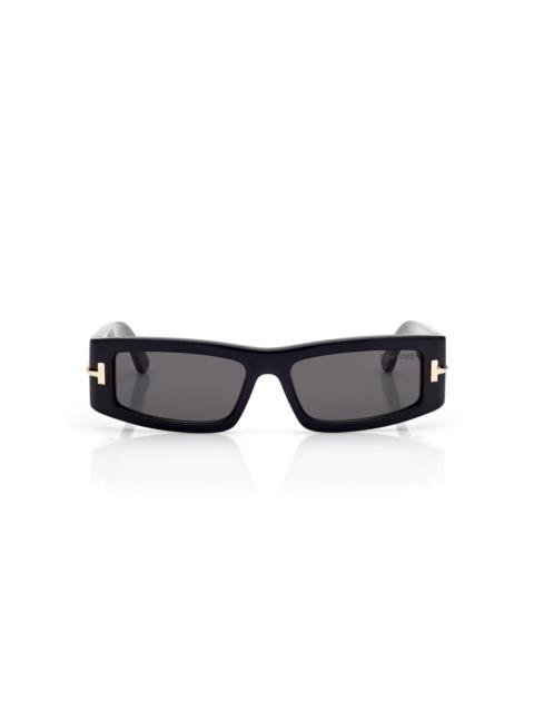 TOM FORD ICON RECTANGULAR SUNGLASSES