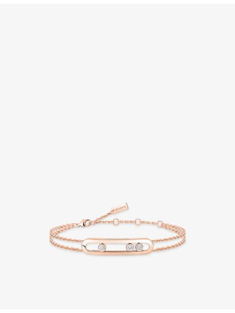 MESSIKA Move 18ct rose-gold and diamond bracelet