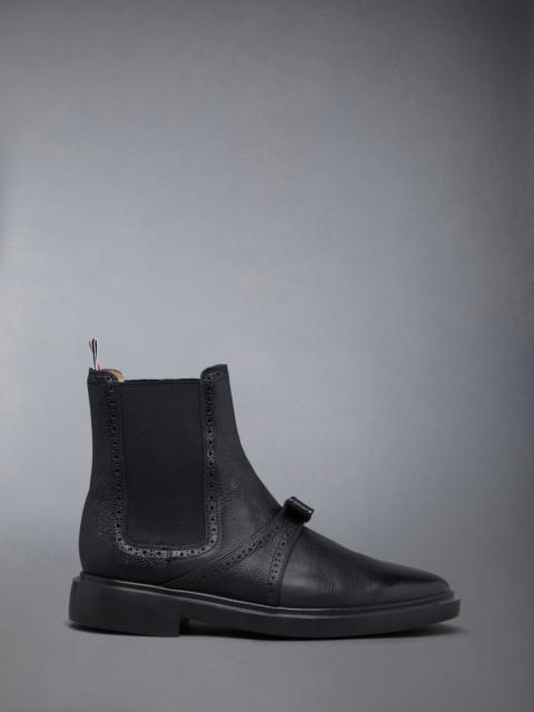 Thom Browne bow-detailing leather Chelsea boots