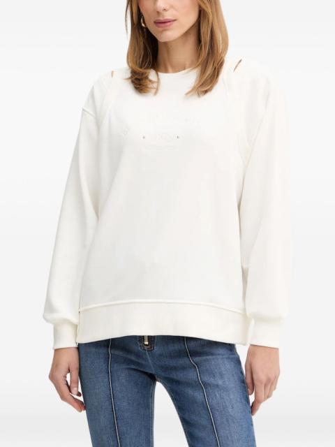 ELISABETTA FRANCHI cut-out sweatshirt