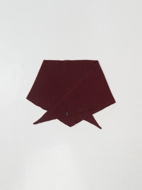 ALBUM DI FAMIGLIA Heavy Jersey Scout Scarf — Wine