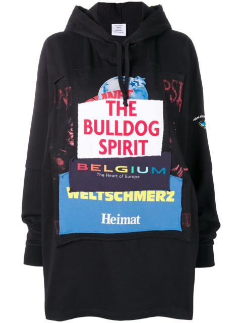 VETEMENTS oversized Bulldog hoodie