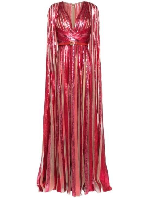 ELIE SAAB embroidered tulle dress