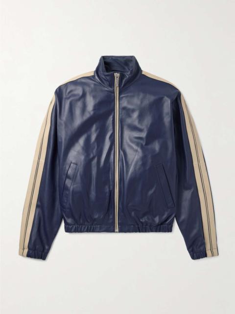 Marni Striped Leather Jacket