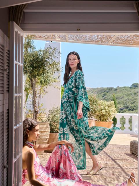 Poupette St Barth Kaftan Sol - Green Kerylos