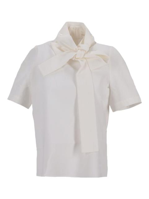 SHUSHU/TONG tie-neck blouse