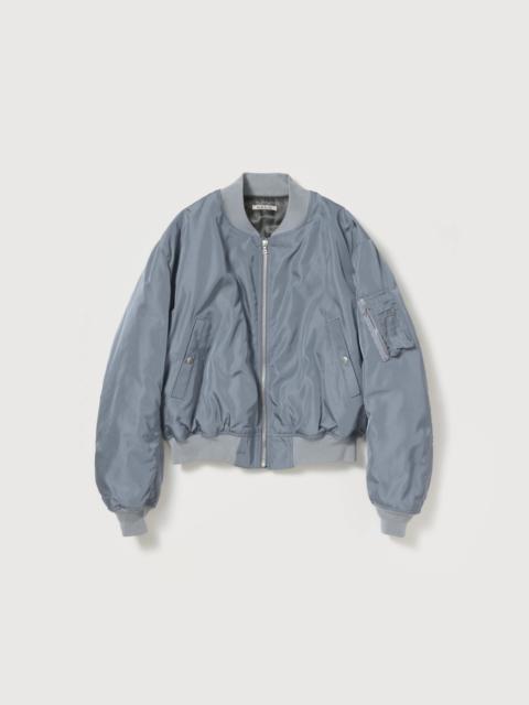 AURALEE HIGH DENSITY SILK TWILL FLIGHT BLOUSON