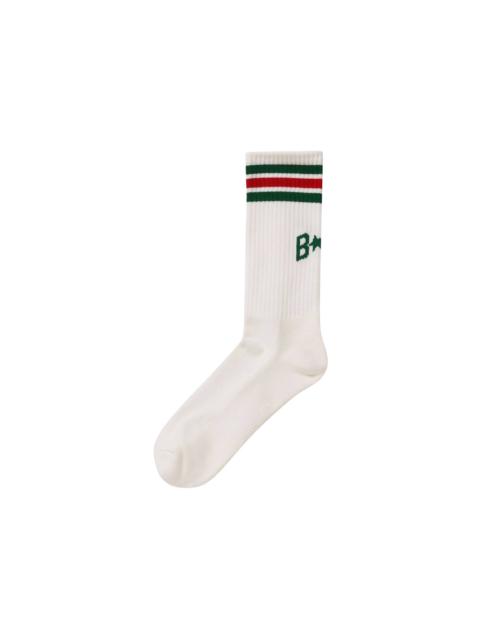 A BATHING APE® BAPE Sta Line Socks 'Green'