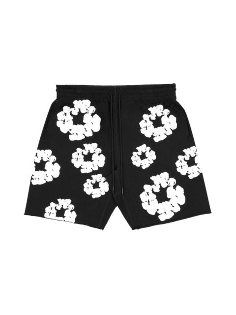 Readymade READYMADE x Denim Tears Cotton Wreath Sweatshorts 'Black/White'