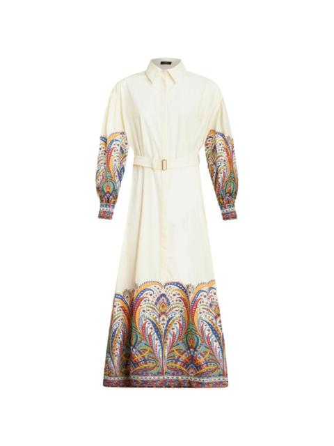 Etro paisley-print cotton shirt dress